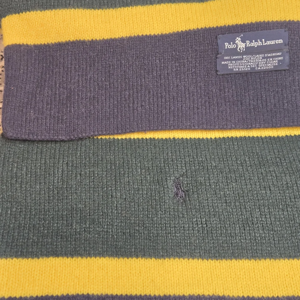 Polo Ralph Lauren Vintage Collegiate Stripe Scarf